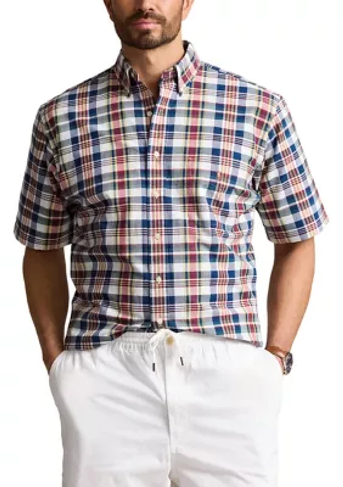 Big & Tall Plaid Oxford Shirt