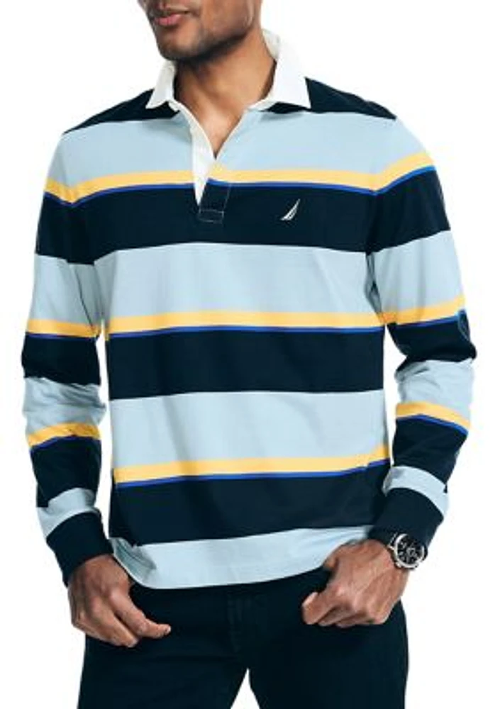 Long Sleeve Rugby Polo Shirt