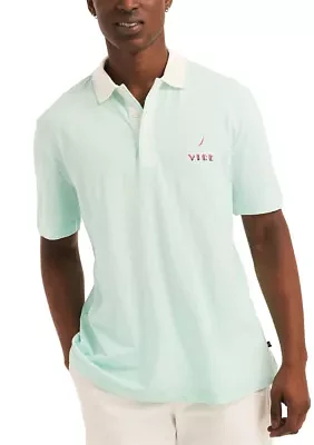 Miami Vice x Nautica Classic Fit Linen Polo Shirt