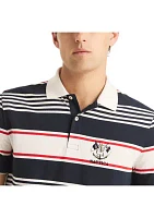Sustainably Crafted Classic Fit Striped Polo Shirt