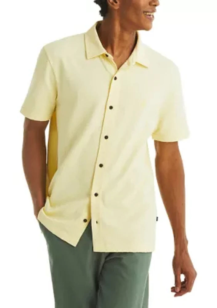 Classic Fit Seersucker Polo Shirt