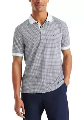 Classic Fit Printed Golf Polo Shirt
