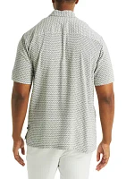 Big & Tall Short Sleeve Linen Blend Shirt