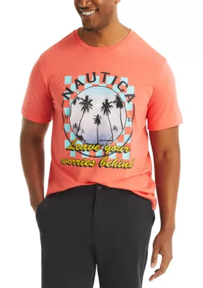 Big & Tall Leave Your Worries Behind Graphic T-Shirt