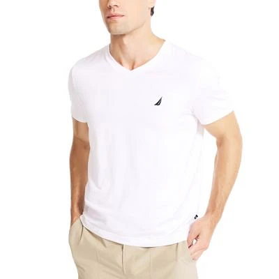 Nautica SS Anchor V Neck Tee