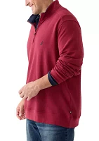 Big & Tall Quarter-Zip Fleece Sweatshirt