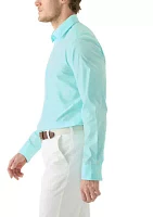 Men's Liquid Soft Stretch Slim Fit Dress Shirt