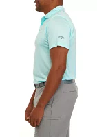 Big & Tall Pro Spin Fine Line Short Sleeve Golf Polo Shirt