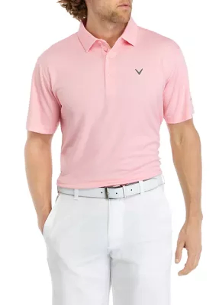 Men's Pro Spin Chevron Jacquard Golf Polo Shirt