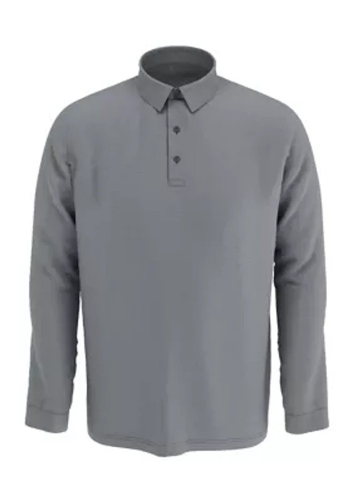 Big & Tall Long Sleeve Polo Shirt