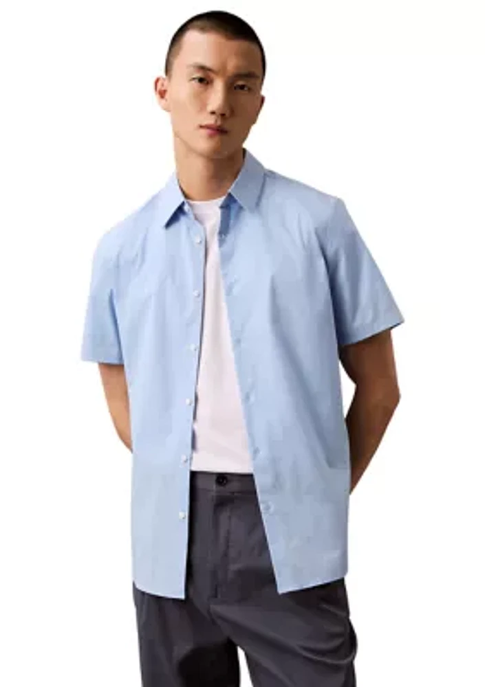 Solid Stretch Slim Fit Shirt