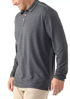 Big & Tall Long Sleeve Coasta Vera Polo Shirt