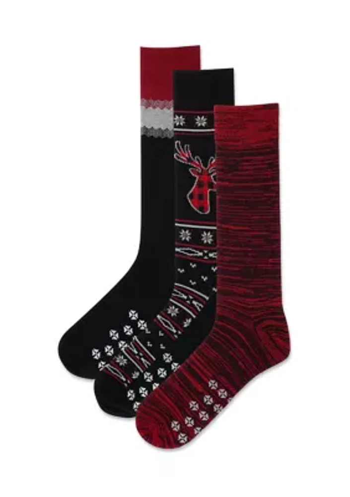 Non Skid Crew Socks - Gift Box