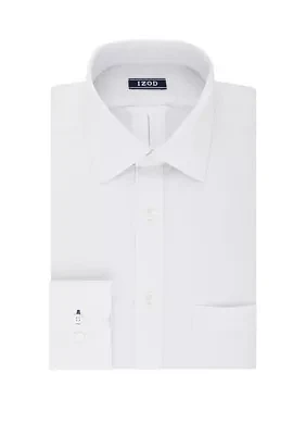 Regular Fit Long Lasting White All Over Stretch Dress Shirt