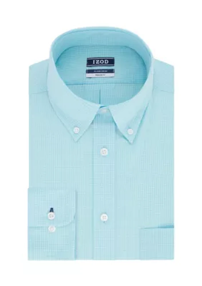Men's Regular Fit All Over Stretch Dress Shirt