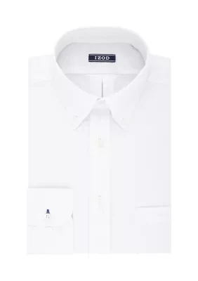 Big & Tall Solid White Stretch Shirt