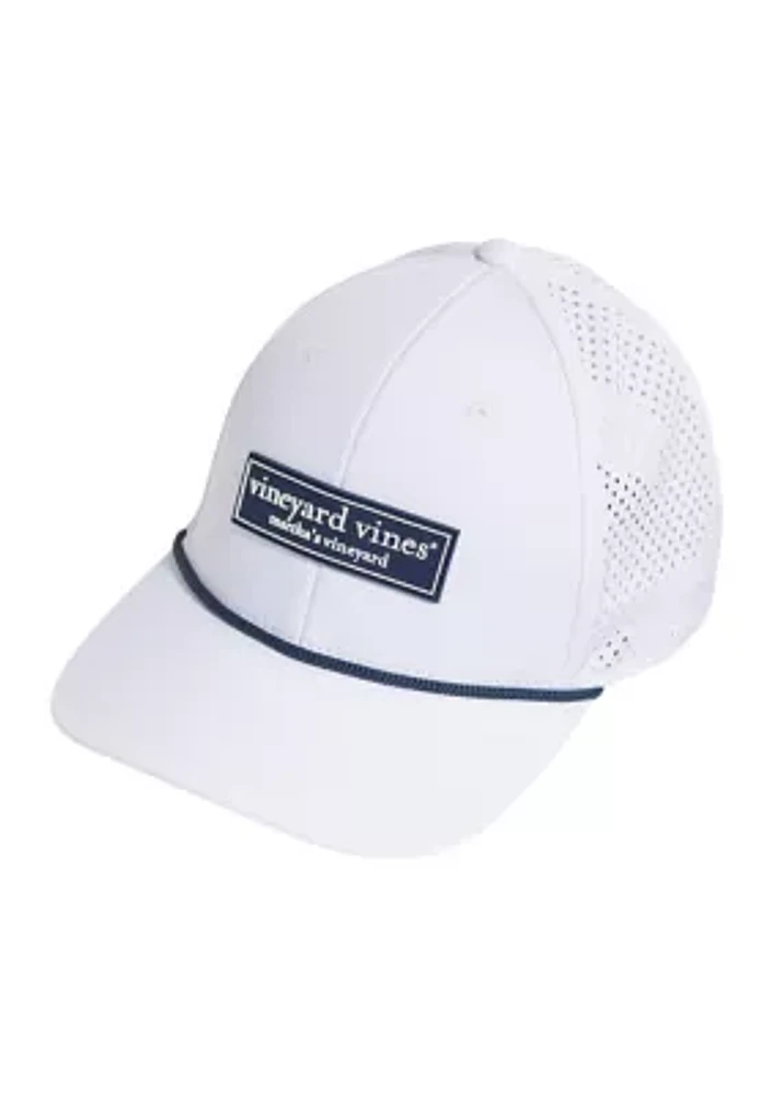 Rubber Patch Logo Box Performance Baseball Hat