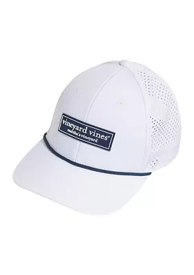 Rubber Patch Logo Box Performance Baseball Hat