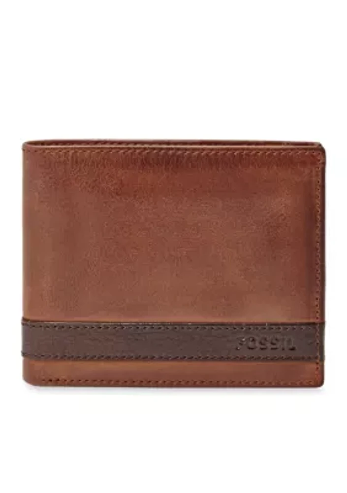 Quinn Leather Bifold With Flip ID Wallet