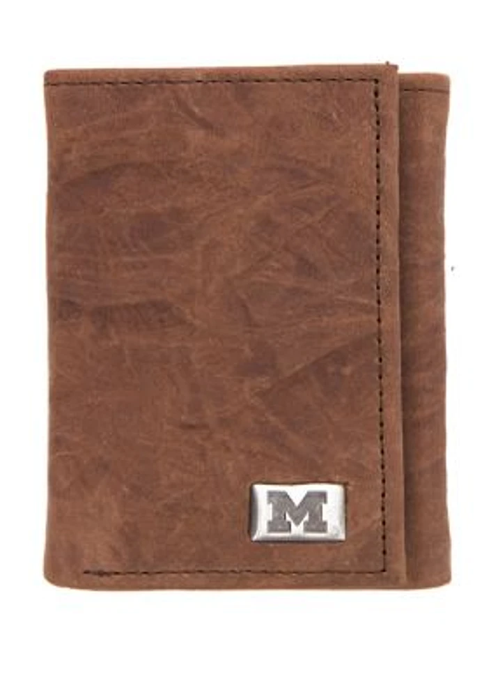 NCAA Michigan Wolverines Tri Fold Wallet