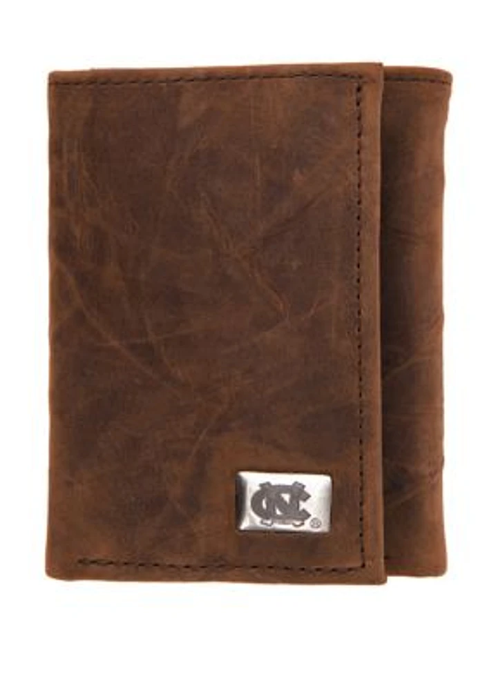 NCAA North Carolina Tar Heels Tri Fold Wallet