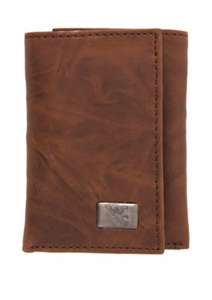 NCAA West Virginia Mountaineers Tri Fold Wallet