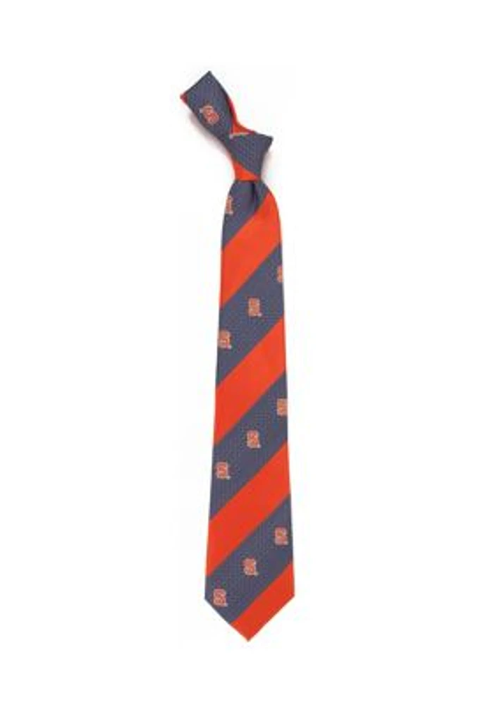 NCAA Syracuse Orange Geo Stripe Tie