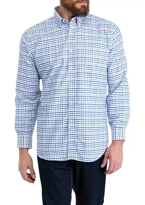 Multi Plaid Dress Shirt