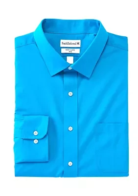 Men's Big Solid Stretch Shirt