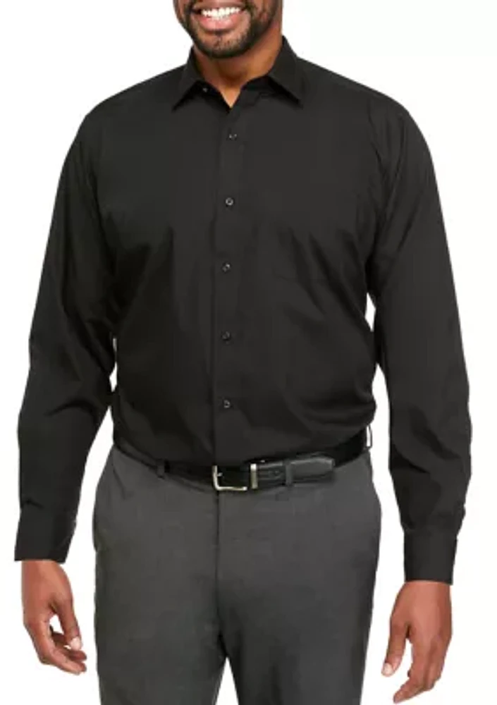 Big & Tall Easy Care Stretch Collar Dress Shirt