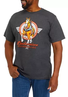 Big & Tall Short Sleeve Budweiser Graphic T-Shirt