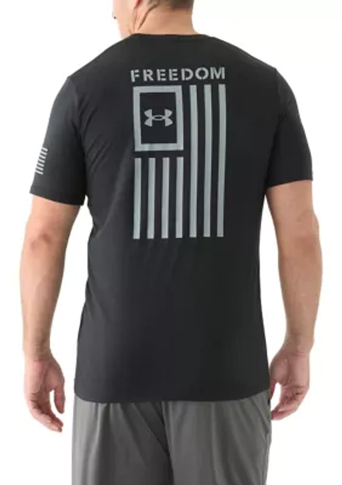 Big & Tall Short Sleeve Freedom Flag Graphic T-Shirt