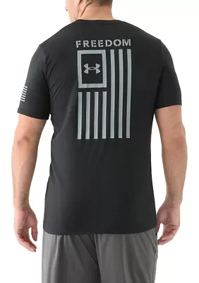 Big & Tall Short Sleeve Freedom Flag Graphic T-Shirt
