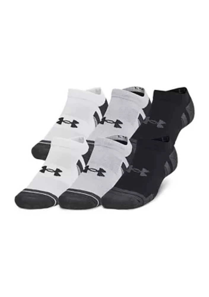 Performance Tech No Show Socks - 6 Pack