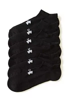 UA Tech No Show Socks - 6 Pack