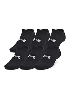 UA Tech No Show Socks - 6 Pack