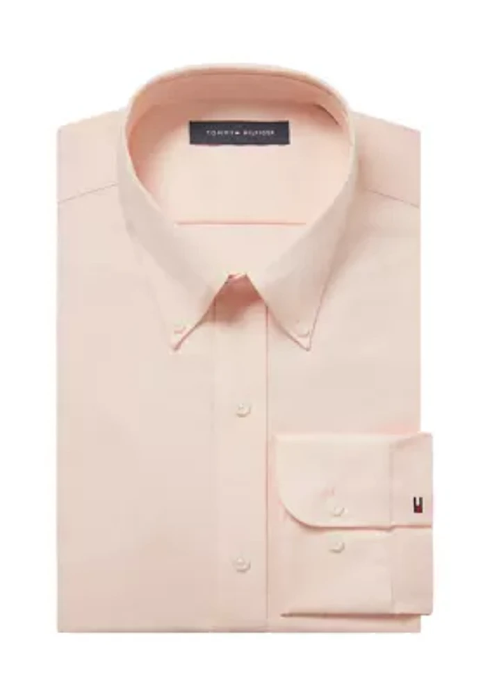 Men's TH Flex Regular Fit Pinpoint Dress Shirt