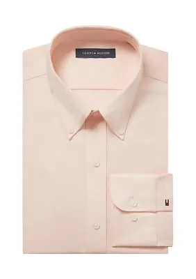 Men's TH Flex Regular Fit Pinpoint Dress Shirt
