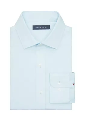 Men's Regular Fit Cotton Linen Dress Shirt