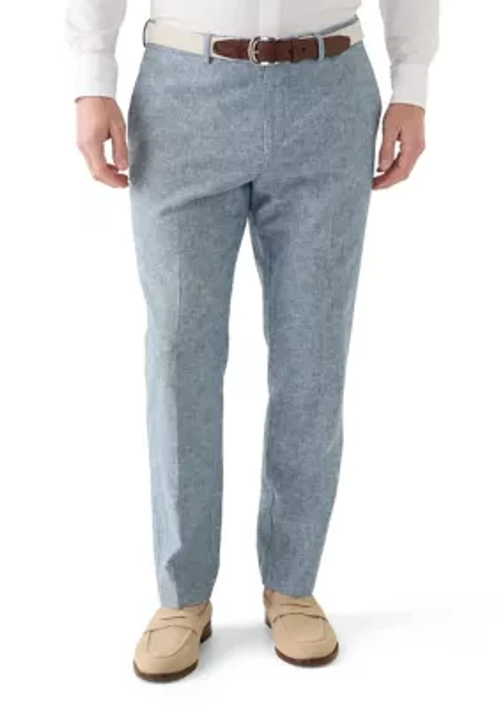 Men's Modern Fit Linen Pants