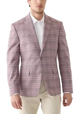 Plaid Printed Sportcoat