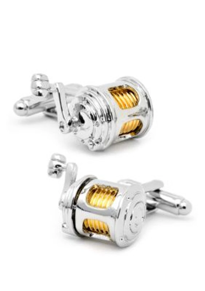 Fishing Reel Cufflinks