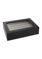 Onyx Cufflinks Collector's Case - 36 pairs