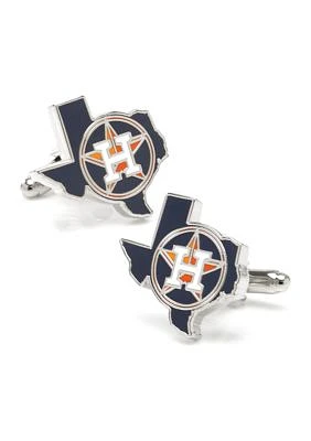 MLB Houston Astros State Shaped Cufflinks