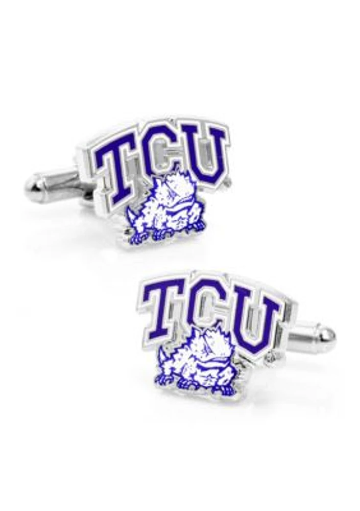 TCU Horned Frog Cufflinks