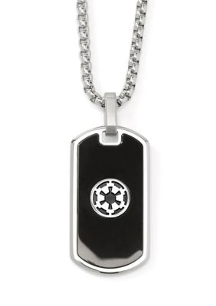 Imperial Rebel Reversible Stainless Steel Necklace