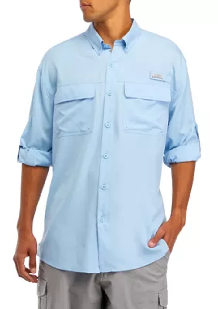 Long Sleeve Solid Fishing Shirt
