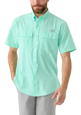Short Sleeve Solid Fishing Shirt