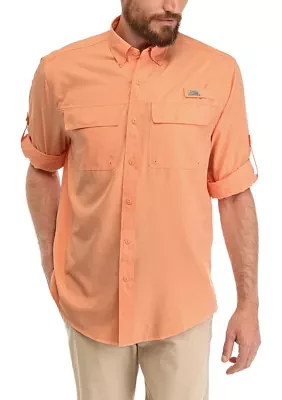 Shirts Sam's Club Habit Men's UPF40+ Crayfish Creek Short Sleeve