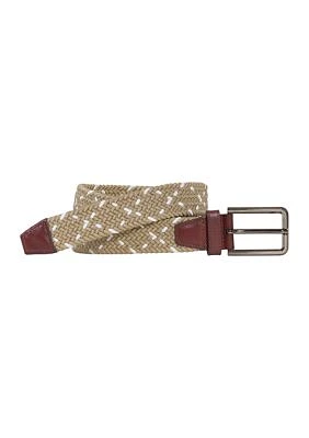 Woven Stretch-Knit Belt